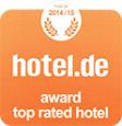 Auszeichnung hotel.de 2014